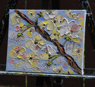 Spring Moment by Lisa Elley |  Side View of Artwork 