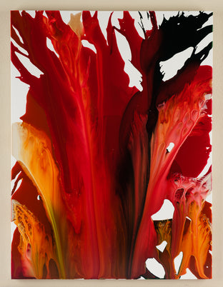 Original art for sale at UGallery.com | Flora by Krispen Spencer | $2,175 | acrylic painting | 40' h x 30' w | photo 3