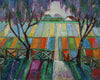 Original art for sale at UGallery.com | Flower Farm, Half Moon Bay by James Hartman | $740 | oil painting | 24' h x 30' w | thumbnail 1