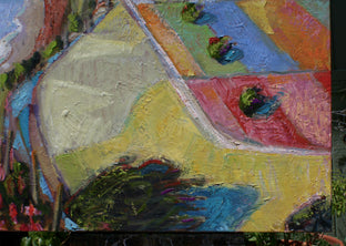 Original art for sale at UGallery.com | Flower Fields at the Coast by James Hartman | $920 | oil painting | 30' h x 30' w | photo 4