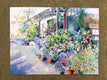 Original art for sale at UGallery.com | Flower Market, Paris by Catherine McCargar | $1,350 | watercolor painting | 18' h x 24' w | thumbnail 2