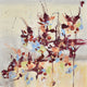 Original art for sale at UGallery.com | Fleur de Nostalgie (Flower of Longing) by Cynthia Ligeros | $1,800 | oil painting | 30' h x 30' w | thumbnail 1