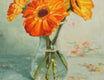 Original art for sale at UGallery.com | Flowers and Twigs by Nicole Lamothe | $600 | oil painting | 16' h x 12' w | thumbnail 4