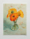 Original art for sale at UGallery.com | Flowers and Twigs by Nicole Lamothe | $600 | oil painting | 16' h x 12' w | thumbnail 3