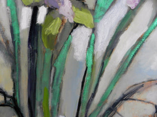 Original art for sale at UGallery.com | Flowery by Mary Pratt | $2,750 | oil painting | 48' h x 30' w | photo 4