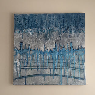 Original art for sale at UGallery.com | Frosty Night by Pat Forbes | $1,225 | acrylic painting | 30' h x 30' w | photo 4