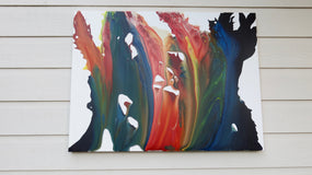 Original art for sale at UGallery.com | Foliage by Krispen Spencer | $2,375 | acrylic painting | 30' h x 40' w | thumbnail 3