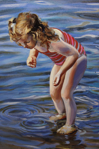 Following The Fish by Onelio Marrero |   Closeup View of Artwork 