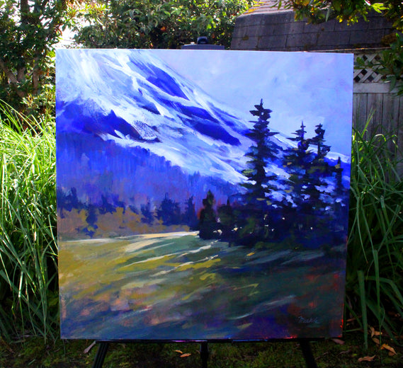 Foot of the Mountain by Nancy Merkle |  Context View of Artwork 