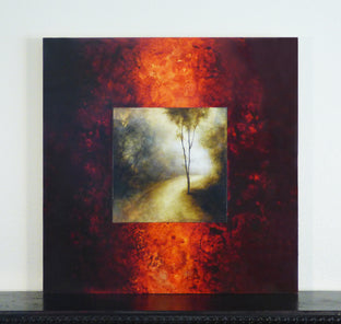 Original art for sale at UGallery.com | Forest Road by Candice Eisenfeld | $4,200 | acrylic painting | 36' h x 36' w | photo 3