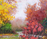 Original art for sale at UGallery.com | Forsythia Ascending by Suzanne Massion | $275 | oil painting | 9' h x 12' w | thumbnail 4