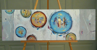 Original art for sale at UGallery.com | Found In You by Cynthia Ligeros | $1,000 | oil painting | 12' h x 36' w | photo 3