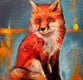 Original art for sale at UGallery.com | Wild Life Pt. 1 by Miranda Gamel | $75 | oil painting | 4' h x 4' w | thumbnail 1