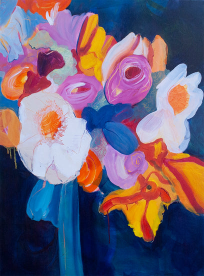 Free (Blue Ribbon) by Ruth-Anne Siegel | Artwork Main Image