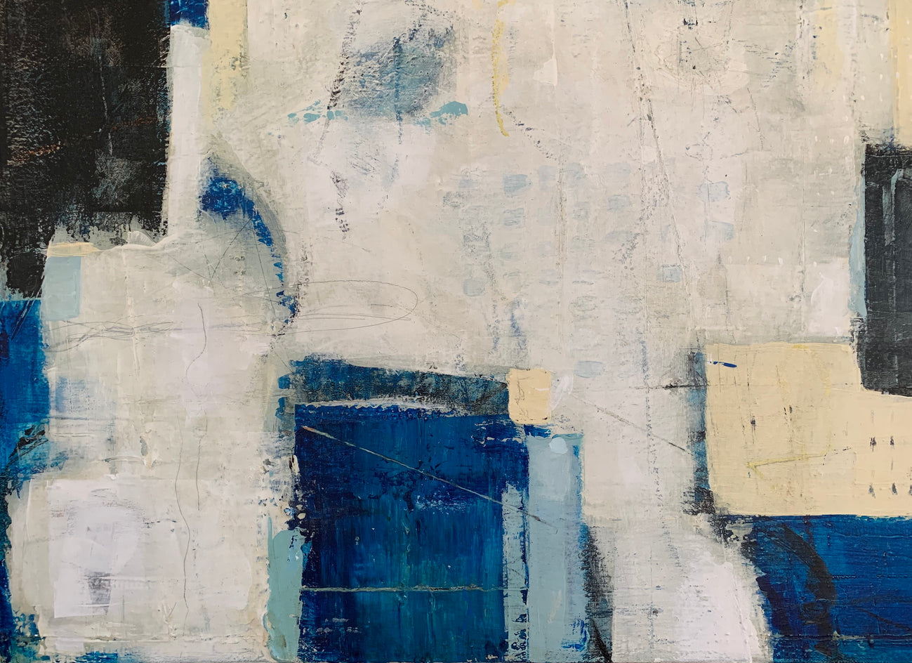 Free Thinking by Julie Weaverling |  Closeup View of Artwork 