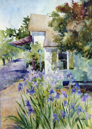 Original art for sale at UGallery.com | French Laundry by Catherine McCargar | $850 | watercolor painting | 20' h x 14' w | photo 1