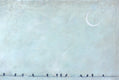 Original art for sale at UGallery.com | Friends and Neighbors by Sally Adams | $1,400 | acrylic painting | 24' h x 48' w | thumbnail 3
