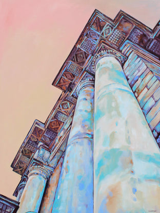 Original art for sale at UGallery.com | From Below - My Holyrood by Marie-Eve Champagne | $1,800 | acrylic painting | 48' h x 36' w | photo 1