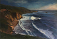 Original art for sale at UGallery.com | Big Sur by Claudia Verciani | $1,500 | oil painting | 24' h x 36' w | thumbnail 1