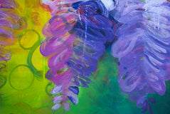 Original art for sale at UGallery.com | Front Porch on a Sunny Day by Ruth-Anne Siegel | $2,700 | acrylic painting | 30' h x 48' w | thumbnail 4