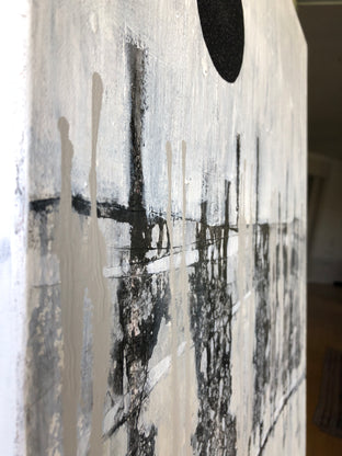 Original art for sale at UGallery.com | Frost Moon by Pat Forbes | $2,100 | acrylic painting | 48' h x 24' w | photo 2