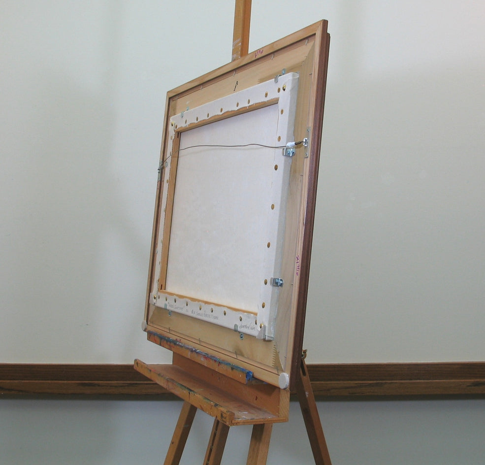 Frozen Sanctuary by Suzanne Massion |  Side View of Artwork 