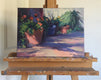 Original art for sale at UGallery.com | Garden's Corner by Claudia Verciani | $875 | oil painting | 12' h x 16' w | thumbnail 3