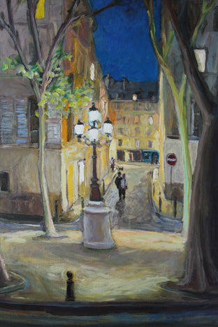Original art for sale at UGallery.com | Furstemberg in October by Bertrand Girard | $3,000 | acrylic painting | 39' h x 31' w | photo 4