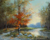 Original art for sale at UGallery.com | Glimpse of Twilight by Gail Greene | $300 | oil painting | 8' h x 10' w | thumbnail 1