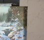 Original art for sale at UGallery.com | Shadow of the Pines by Gail Greene | $300 | oil painting | 8' h x 10' w | thumbnail 2