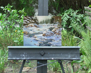 Shadow of the Pines by Gail Greene |  Context View of Artwork 