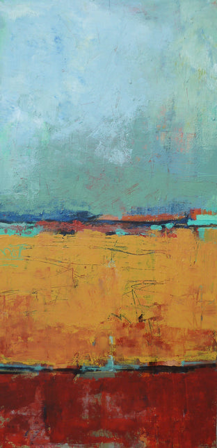 Original art for sale at UGallery.com | Land by Gail Ragains | $2,450 | acrylic painting | 48' h x 24' w | photo 1