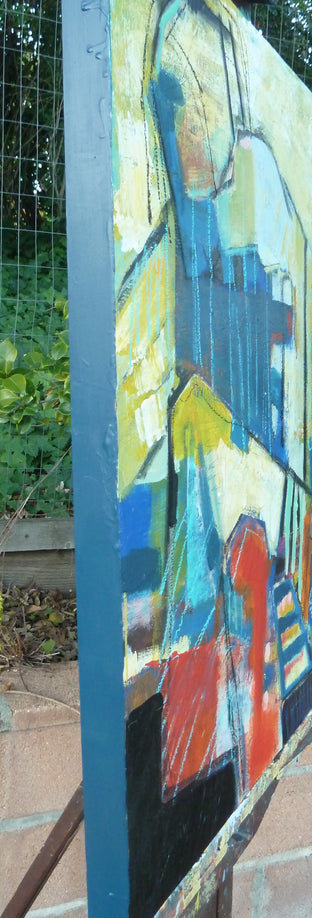 Original art for sale at UGallery.com | Sitting Figure #8 by Gail Ragains | $1,450 | acrylic painting | 30' h x 20' w | photo 2