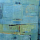 Original art for sale at UGallery.com | Swimming Pool Abstract by Gail Ragains | $1,075 | mixed media artwork | 24' h x 24' w | thumbnail 1