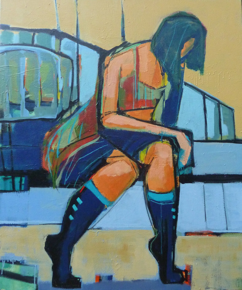 With Her Thoughts by Gail Ragains |  Artwork Main Image 