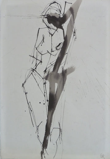 Gestural Ink Drawing #57 by Gail Ragains |  Artwork Main Image 