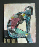 Original art for sale at UGallery.com | Circle Pose by Gail Ragains | $425 | mixed media artwork | 20' h x 16' w | thumbnail 3