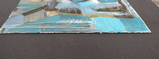 Figure in Blue by Gail Ragains |  Side View of Artwork 