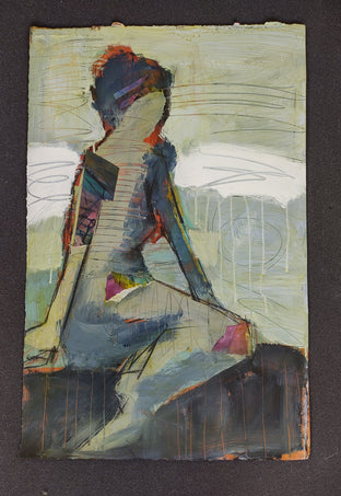 Figure in Green by Gail Ragains |  Context View of Artwork 