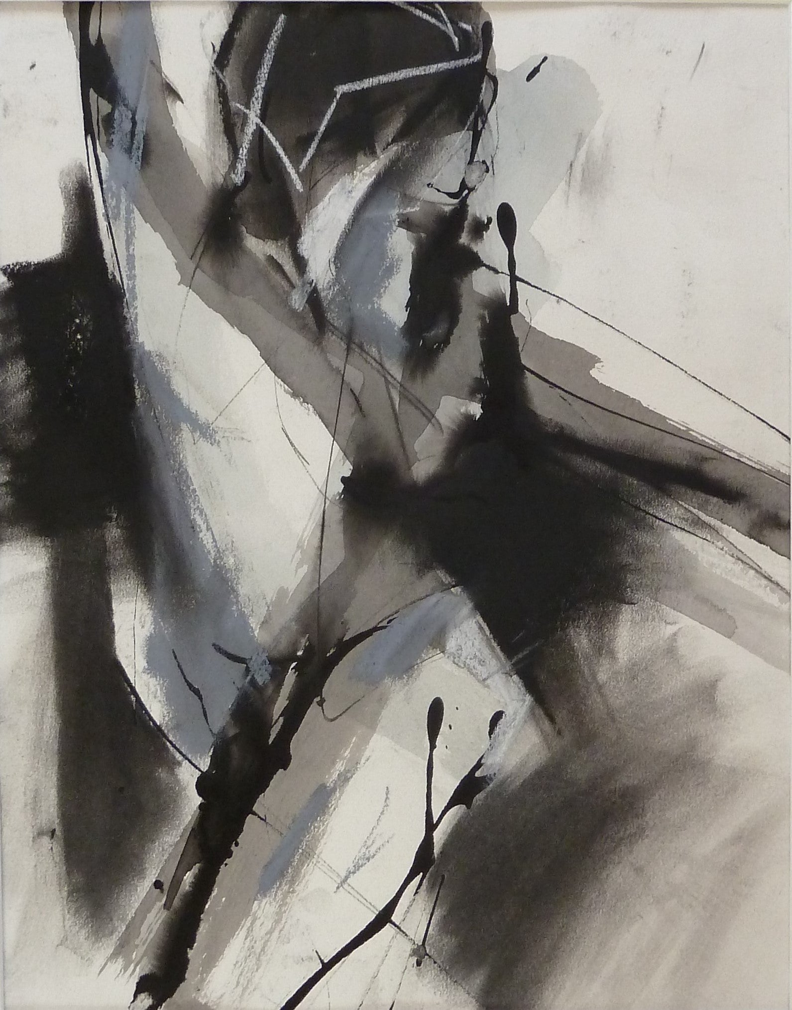 Gestural Ink Drawing #5 by Gail Ragains - mixed media artwork | UGallery
