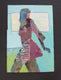 Original art for sale at UGallery.com | Gotta Go by Gail Ragains | $450 | mixed media artwork | 22' h x 15' w | thumbnail 3