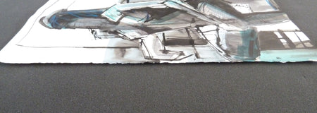 Original art for sale at UGallery.com | Rita #3 by Gail Ragains | $375 | mixed media artwork | 22' h x 15' w | thumbnail 2