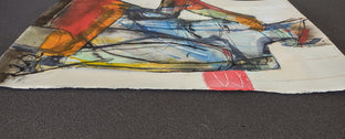 Seated Figure #3 by Gail Ragains |  Side View of Artwork 