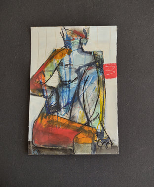 Seated Figure #3 by Gail Ragains |  Context View of Artwork 