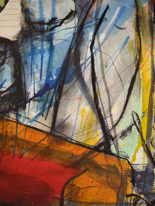 Seated Figure #3 by Gail Ragains |   Closeup View of Artwork 