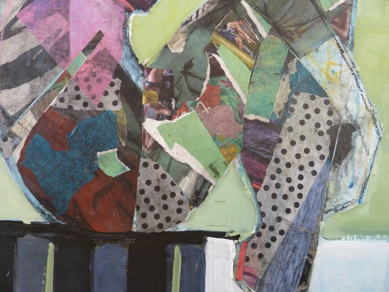 Swimmers Meditation by Gail Ragains |  Closeup View of Artwork 