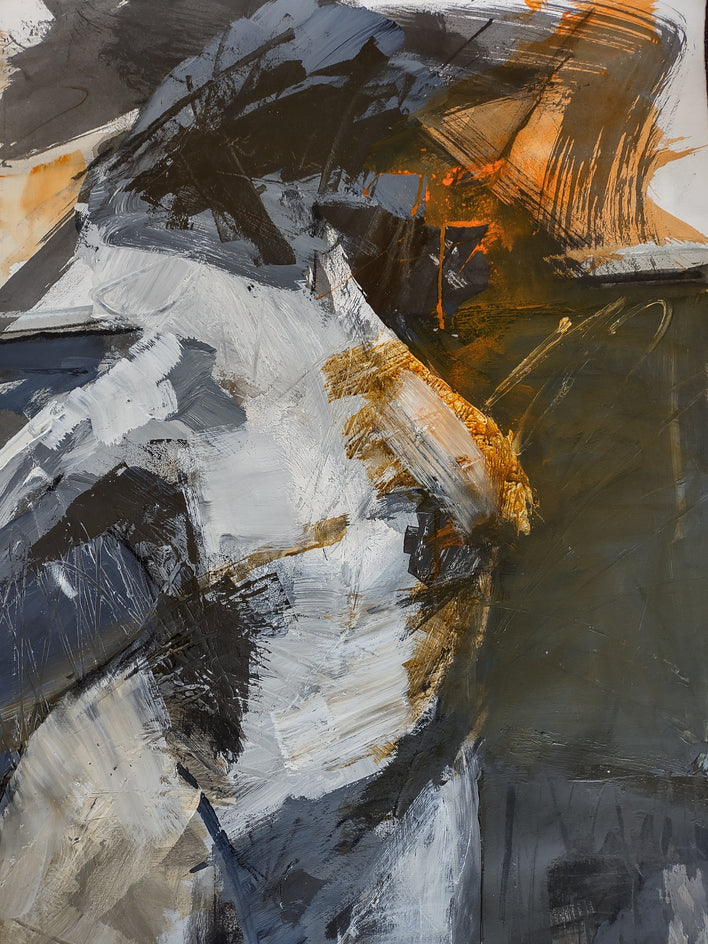 The Dancer #2 by Gail Ragains |  Closeup View of Artwork 