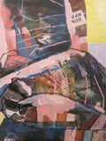 Original art for sale at UGallery.com | Wrapped in Pinks by Gail Ragains | $1,025 | mixed media artwork | 30' h x 22' w | thumbnail 4