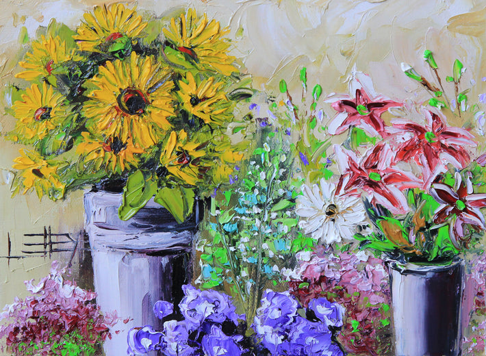 Garden in Italy by Lisa Elley |  Artwork Main Image 
