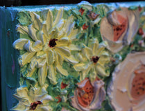 Original art for sale at UGallery.com | A Day in Monet's Garden by Lisa Elley | $575 | oil painting | 10' h x 10' w | thumbnail 4